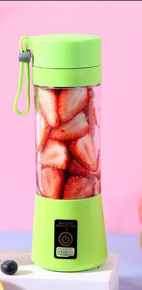 Mini Liquidificador Portátil Shake  4 Lâminas Recarregável